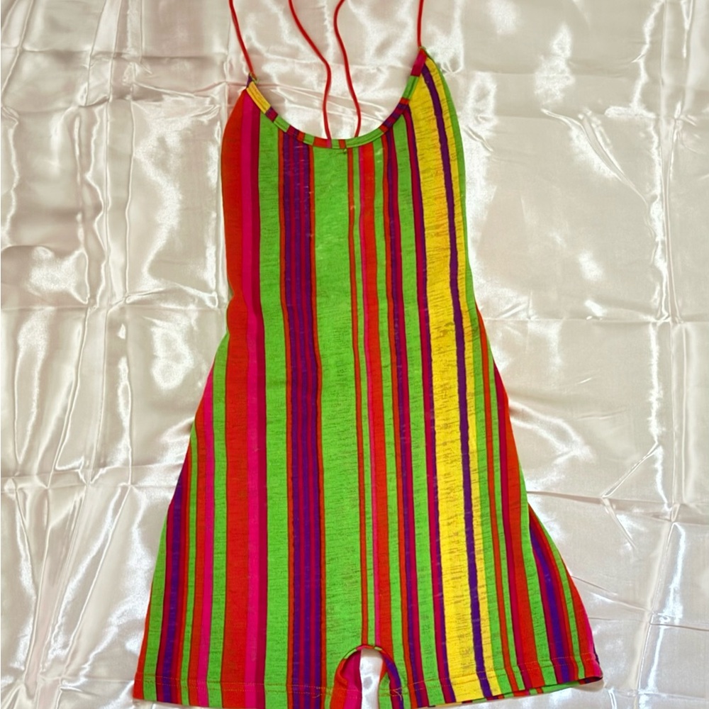 SHEIN Multicolor Striped Jumpsuit